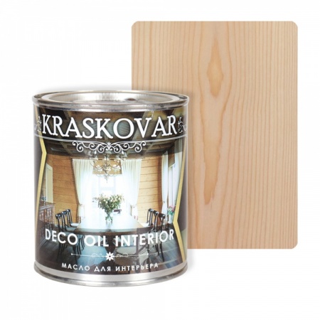 Масло для интерьера Kraskovar Deco Oil Interior 0,75 л Белый