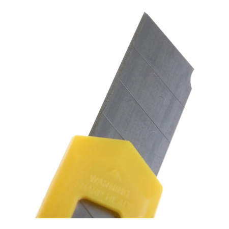 Картинка Нож 18 мм желтый Biber