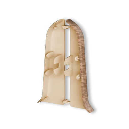 Картинка Торцевые заглушки для плинтуса Идеал Классик К-п70 Дуб беленый 203