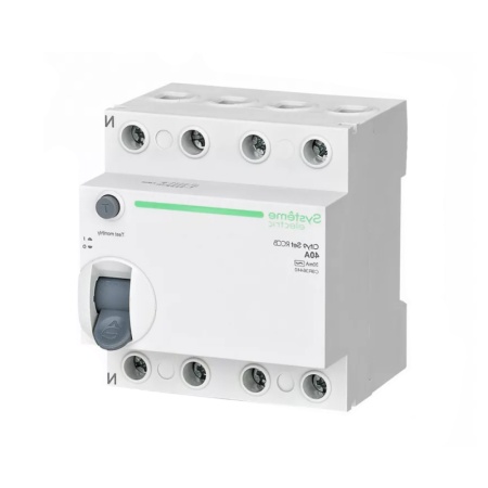 Выключатель дифференциального тока 40А 4P 30мА AC 400В City9 Set C9R36440 Systeme Electric УЗО