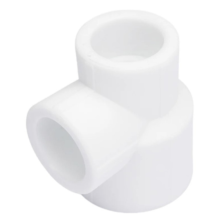 Картинка Тройник переходной 32х25х25 мм полипропиленовый PPR Белый Valfex