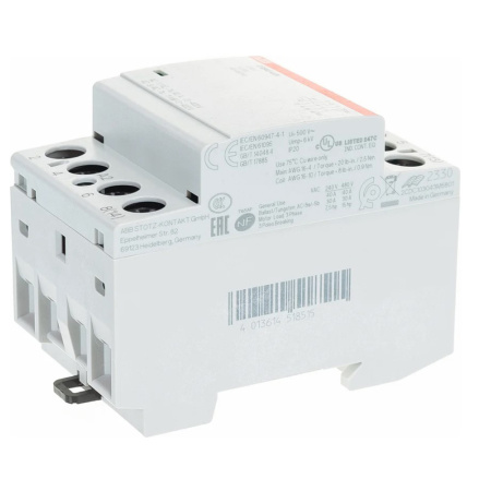 Картинка Контактор модульный ESB40-40N-06 40А катушка 220В ABB