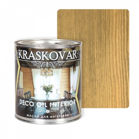 Масло для интерьера Kraskovar Deco Oil Interior 0,75 л Пепельный