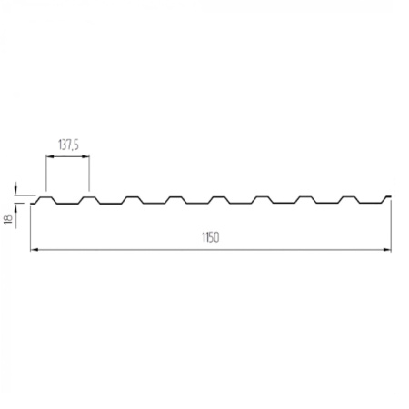 Картинка Шифер из поликарбоната Бронза 2000х1150х1.7 мм РоялПласт МП-20 У Премиум