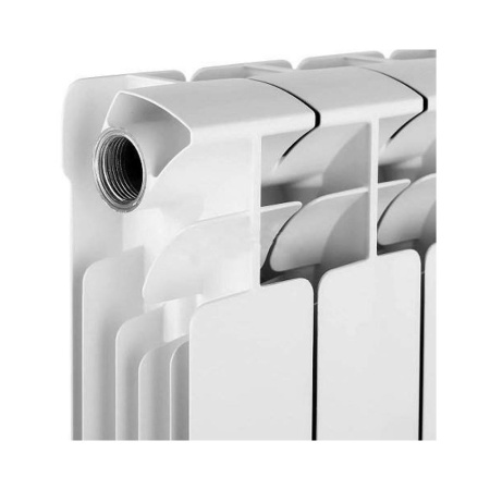 Картинка Радиатор биметалл 500х100 14 секций нижнее правое подключение Rifar BASE VENTIL