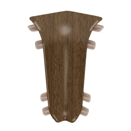 Внутренний угол для плинтуса К55 Комфорт Орех