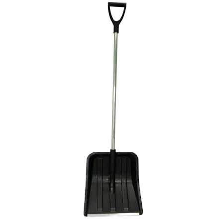 Лопата снеговая алюминиевой черенок с ручкой 38х37 Sturm
