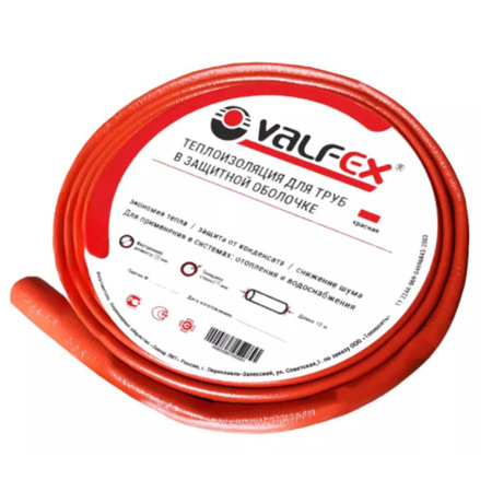 Теплоизоляция 18x4 мм 10 м VALFEX