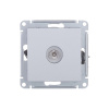 Розетка телевизионная TV в рамку Алюминий Systeme Electric ATLASDESIGN