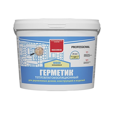Neomid Теплый Дом Wood Professional 15 кг герметик для сруба Сосна