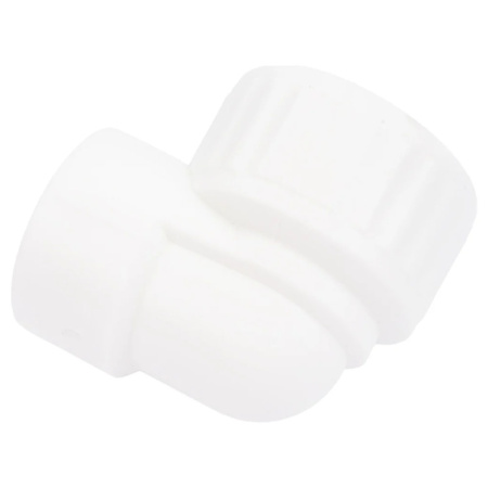 Картинка Угольник 20х3/4' ВР комбинированный полипропиленовый Белый Valfex