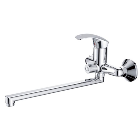 Смеситель для ванны длинный излив латунь VALFEX Talitha Chrome VF.2236