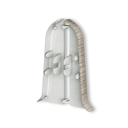 Картинка Торцевые заглушки для плинтуса Идеал Классик К-п70 Ясень 251