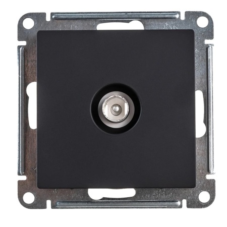 Розетка ТВ Карбон System electric ATLASDESIGN