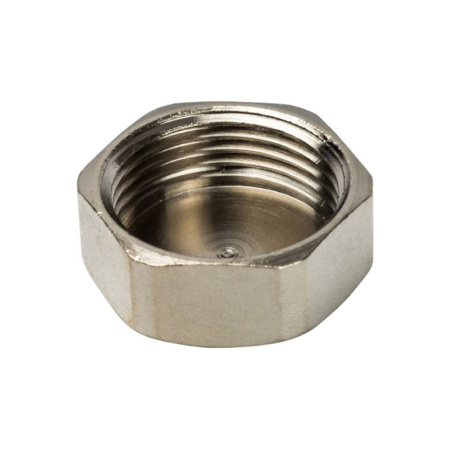 Картинка Заглушка ВР 1" никелированная STOUT