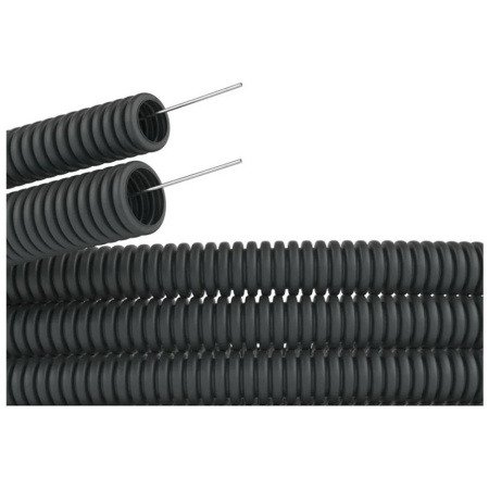 Картинка Труба ПНД гофрированная с зондом Ø 20 мм 50 м IEK