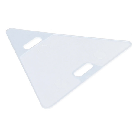 Картинка Бирка кабельная треугольник У-136 62х62х62 мм Белая КВТ Fortisflex