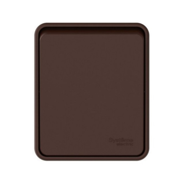 Картинка Выключатель кнопочный 1 клавиша IP54 10 АХ Коричневый Systeme Electric ATLASDESIGN Profi54