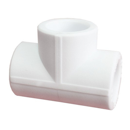 Картинка Тройник 63 мм полипропиленовый PPR Белый Valfex