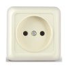 Universal Олимп розетка без заземления Слоновая кость Б-О0022
