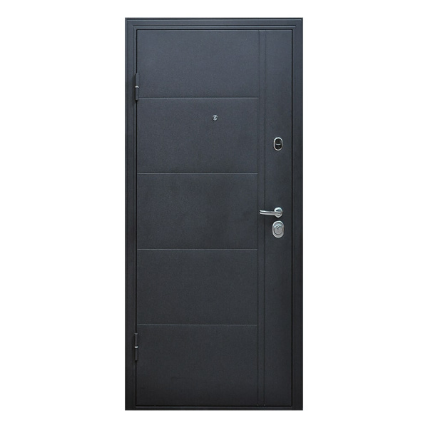 Картинка Дверь Форпост Эверест Царга Б 860х2050 правая с цилиндрическим замком и дверной фурнитурой