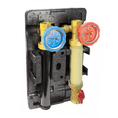 Картинка Группа насосная с прямым контуром без насоса в теплоизоляции VALFEX