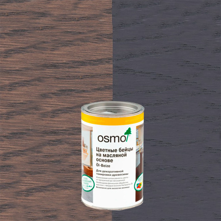 OSMO Ol Beize Цветные бейцы 1 л цвет Графит