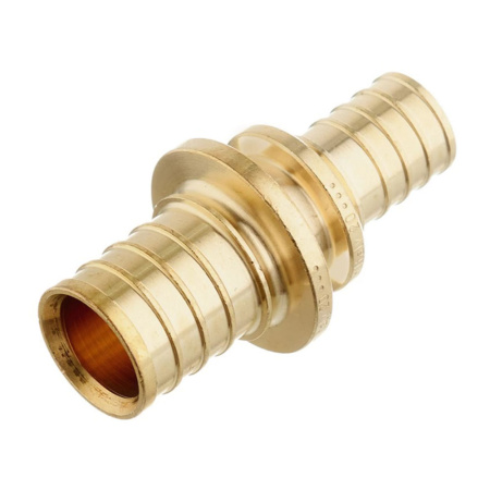 Картинка Муфта переходная 32х25 мм латунь для труб из сшитого полиэтилена аксиальный STOUT