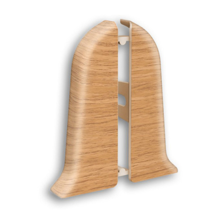 Картинка Торцевые для плинтуса К-П70 мм Дуб 201 IDEAL Классик