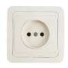 Розетка без заземления Слоновая кость Universal Валери