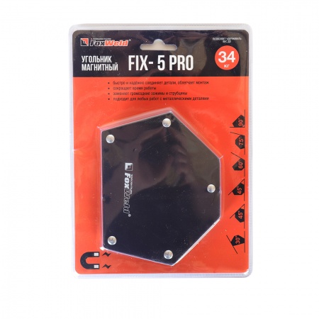 Магнитный угольник Foxweld FIX-5 Pro 34 кг