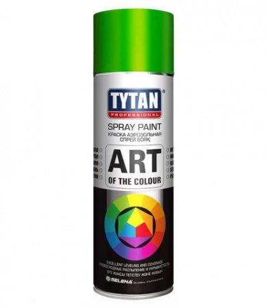 Аэрозольная краска Tytan Professional RAL6018 светло-зеленая 400 мл