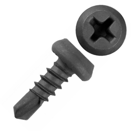 Картинка Саморез для крепления металлических профилей 3,5х11 мм сверло оксид