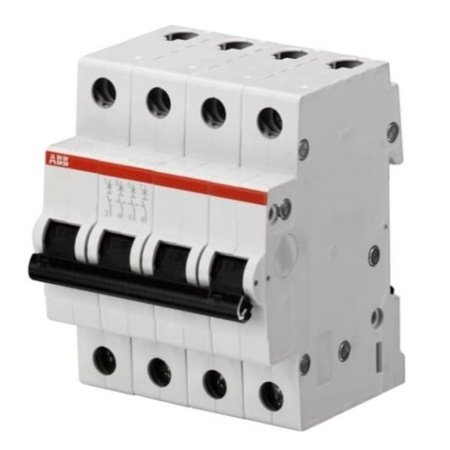 Автоматический выключатель 4п SH204 С 63А 4,5кА ABB