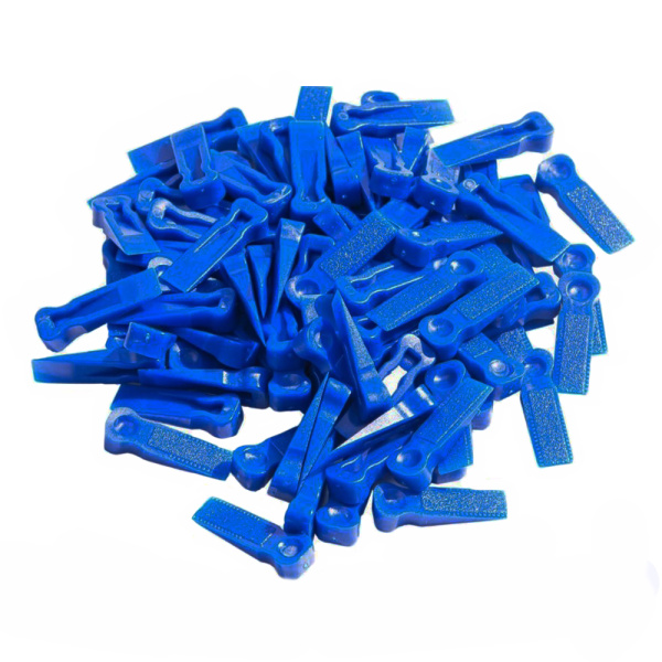 Картинка Клинья 30х10х6 мм 100 шт Синие
