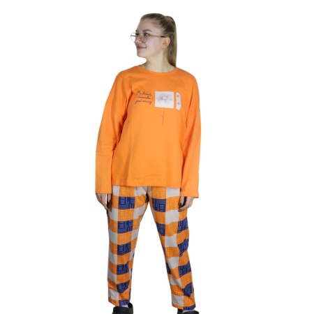Samo Пижама женская цвет Оранжевый размер 56 WP3589