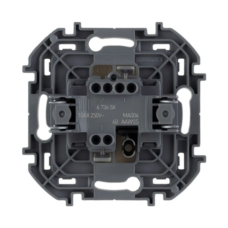 Картинка Переключатель 1 клавиша Слоновая кость Legrand INSPIRIA