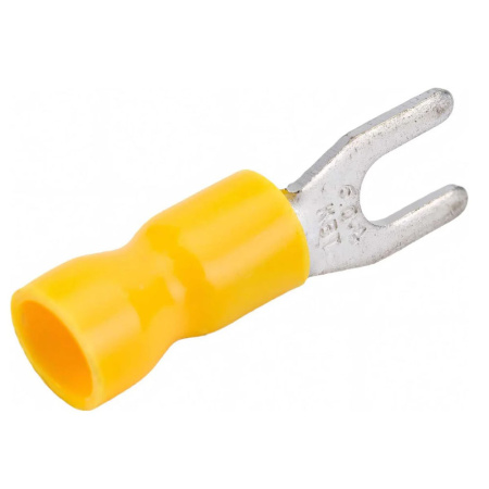 Картинка Наконечник кабельный вилочный изолированный НВИ 6.0-4 ПРОФИ КВТ