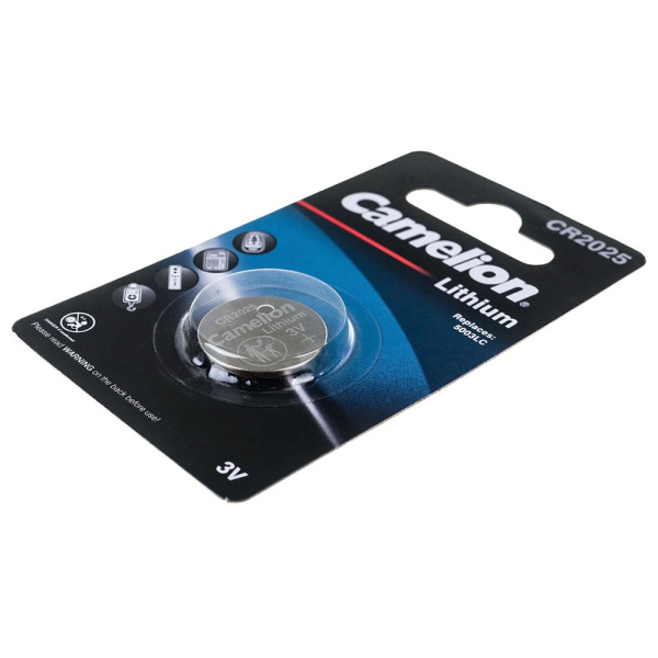 Картинка Батарейка Элемент питания литиевый CR2025 BL-1 Camelion
