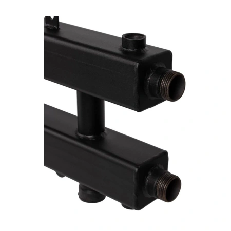 Картинка Блок коллекторный на 3-4 выхода стрелка 60 кВт с кронштейнами гидрострелка Royal Thermo