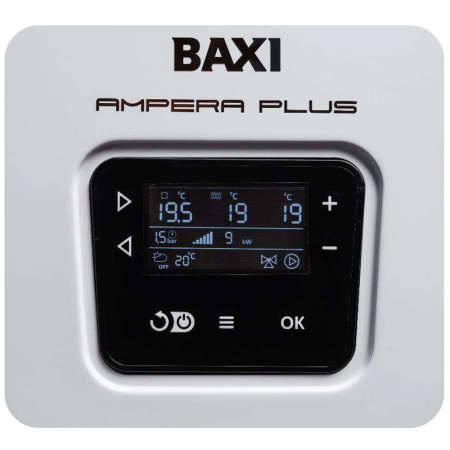 Картинка Котел электрический AMPERA Plus 12 настенный Baxi