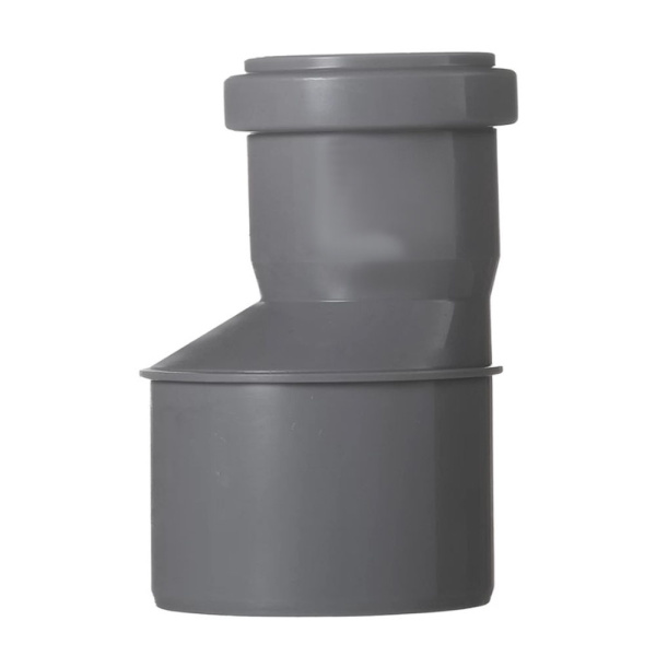 Картинка Переход ПП 75х50 мм Серый для внутренней канализации эксцентрический