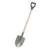 Лопата штыковая рельсовая сталь с деревянным черенком Флорис ЛКО-02Д