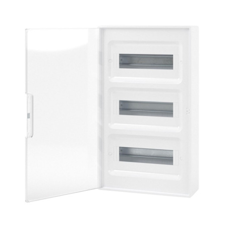 Картинка Корпус пластиковый настенный FRAME ЩРН-П-36 IP41 прозрачная дверь F36W1WT DKC