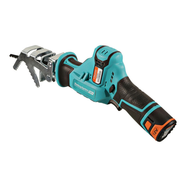 Картинка Пила сабельная аккумуляторная 12В рез 150 мм ЗУ кейс Sturm