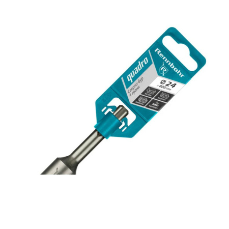 Картинка Бур 24х800 мм SDS-plus 4 грани RENNBOHR Quadro
