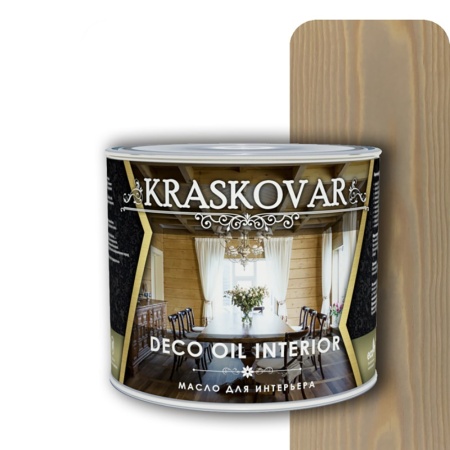 Масло для интерьера Kraskovar Deco Oil Interior 2,2 л Крем-брюле