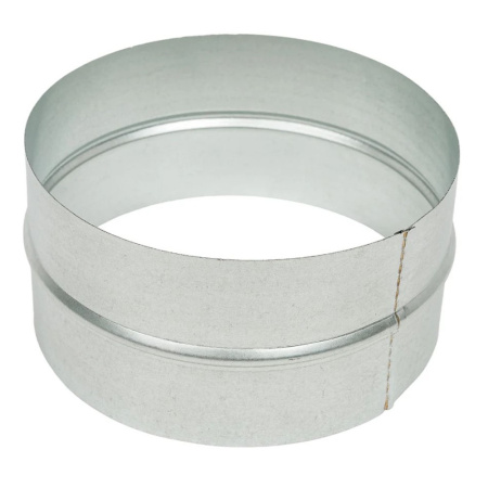 Картинка Соединитель для круглых воздуховодов оцинкованная сталь Ø 160 мм ниппель