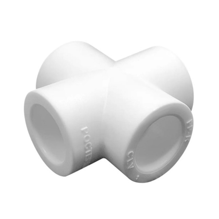 Картинка Крестовина Ø 32 мм полипропилен РОСТерм