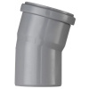 Картинка Отвод для внутренней канализации Ø 75х15° Серый Политэк